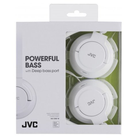 Headset Jvc Ha-s180-w Con Cable Jack 3.5mm Color Blanco