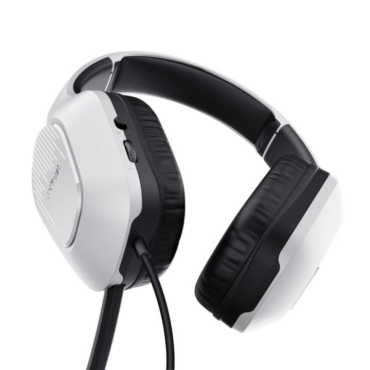 Headset Trust Gaming Gxt 415ps Zirox Ps5 Ligeros, Microfono Plegable, Blancos 24993