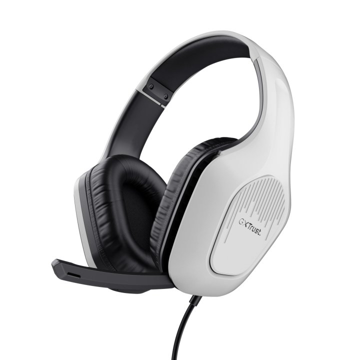 Headset Trust Gaming Gxt 415w Zirox Ligeros, Microfono Plegable, Blancos 25147
