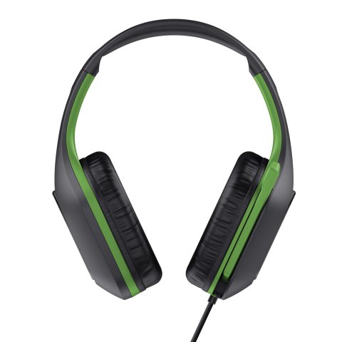 Headset Trust Gaming Gxt 415x Zirox Xbox Ligeros, Microfono Plegable, Negro verde 24994