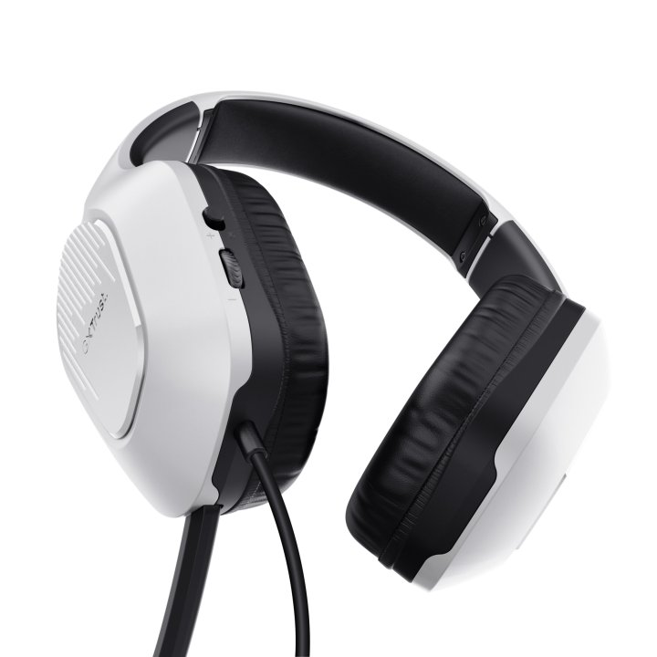 Headset Trust Gaming Gxt 415w Zirox Ligeros, Microfono Plegable, Blancos 25147
