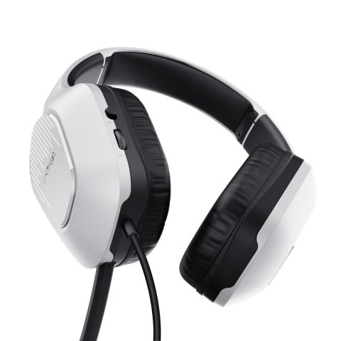 Headset Trust Gaming Gxt 415w Zirox Ligeros, Microfono Plegable, Blancos 25147