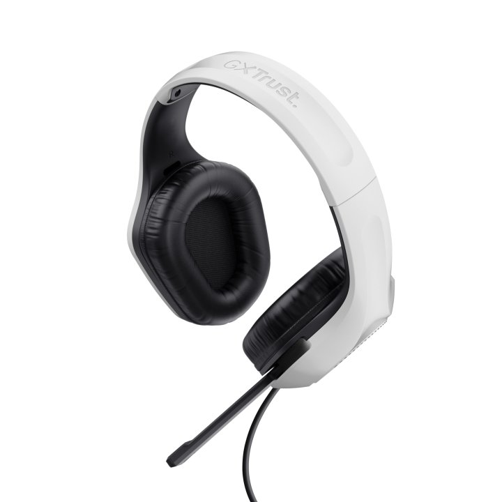 Headset Trust Gaming Gxt 415w Zirox Ligeros, Microfono Plegable, Blancos 25147