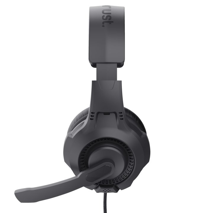 Headset Trust Gaming Basics 24785 Negro Microfono Plegable Cable 2m Jack 3.5mm Control Volumen