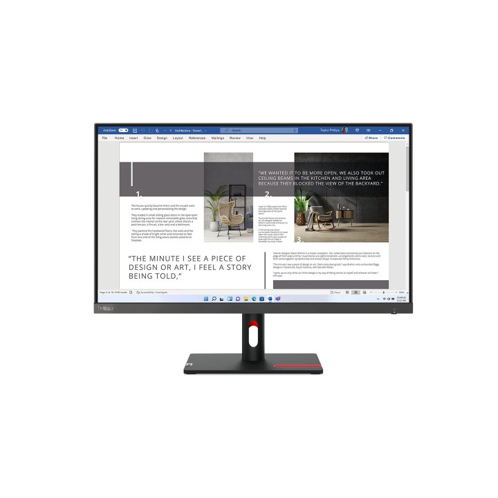 Monitor 27"  Hdmi Vga Lenovo Thinkvision S27i-30 1920 X 1080 16 9 Ips 4ms 100 Hz
