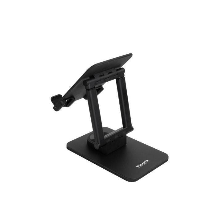 Soporte De Sobremesa Para Tablet Tooq Ph-hermes-ha Hasta 12.9 Rotacion 360 Ajustable Plegablecolor Negro
