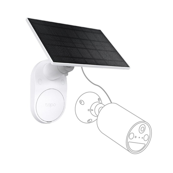 Panel Solar Tp-link Tapo A201 Cable 4m Angulo Ajustable Proteccion Ip65 Compatible Con Camarascon Bateria