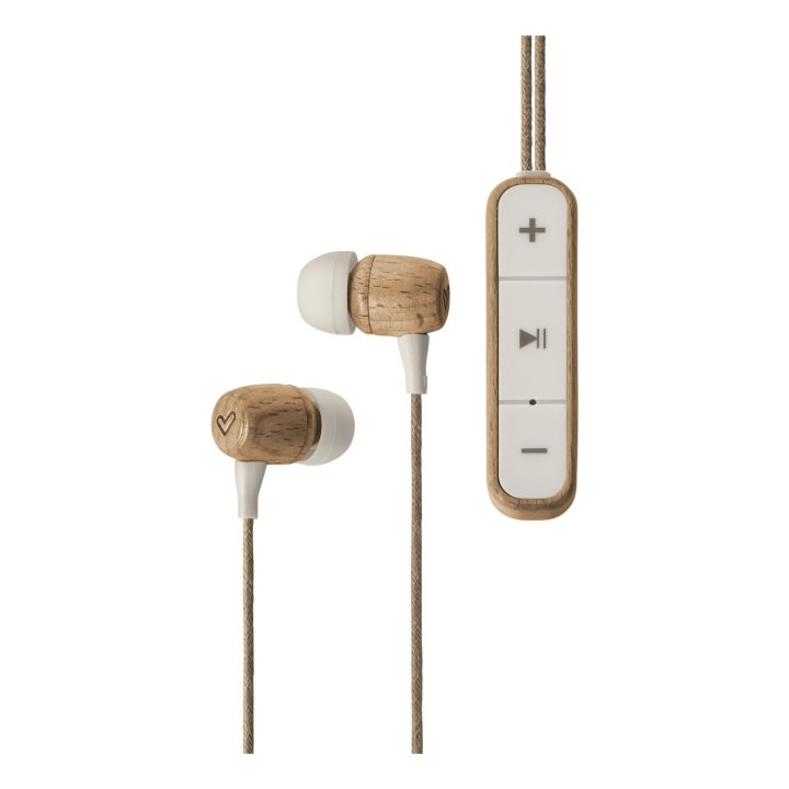 Headset Intrauditivo Bluetooth Energy Sistem Eco Beech Wood True Wireless Bt 5.1 Control Talk 
