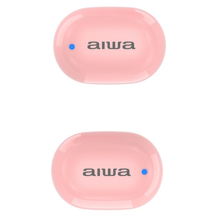 Auricular Bluetooth Intrauditivo Aiwa Ebtw-150pk Pink Bt 5.0 Tws Estuche De Recarga Con Bateria De Litio