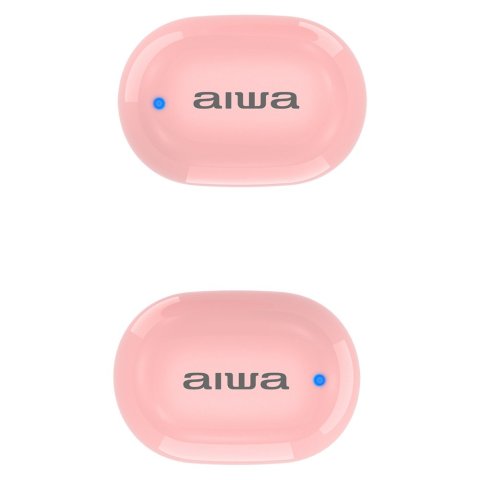 Auricular Bluetooth Intrauditivo Aiwa Ebtw-150pk Pink Bt 5.0 Tws Estuche De Recarga Con Bateria De Litio
