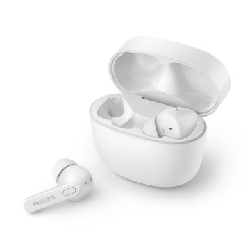 Auriculares Bluetooth Intrauditivos Philips Tat2206wt 00 White Ipx4 Estuche De Carga