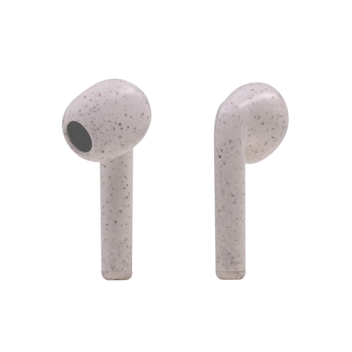 Auricular Bluetooth Mars Gaming Serie Mhi-eco White Bt 5.1 Tws Sonido Dual Driver Estuche De Carga Usb-c