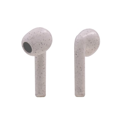 Auricular Bluetooth Mars Gaming Serie Mhi-eco White Bt 5.1 Tws Sonido Dual Driver Estuche De Carga Usb-c