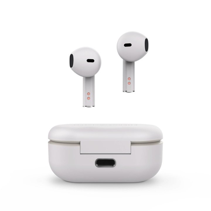 Auricular Bluetooth Energy Sistem Style 4 True Wireless Cream Esmart Connect Y Voice Assistant, Caja De Carga,