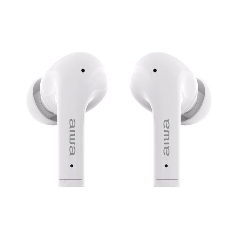 Auricular Bluetooth Intrauditivo Anc Aiwa Ebtw-888anc White Bt 5.0 Con Cancelacion De Ruido Activo Caja De Recarga