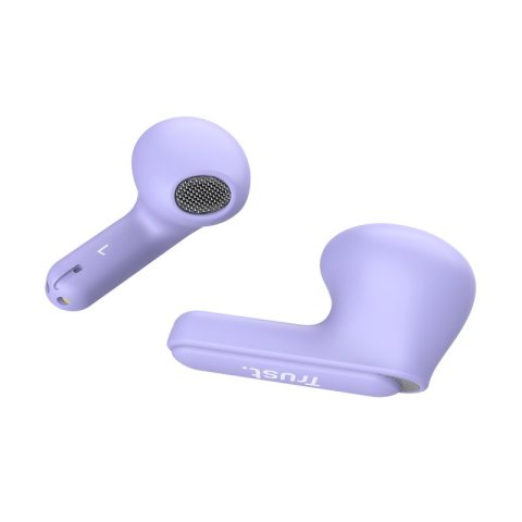 Headset Intrauditivo Bluetooth Trust Yavi 25299 Lila Enc Base De Carga Usb-c Control Tactil23h 25299
