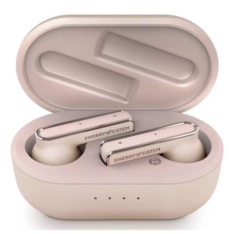 Auricular Intrauditivo Bluetooth Tw Energy Style 4 Ultra Rose Gold Caja De Carga Esmart Connect