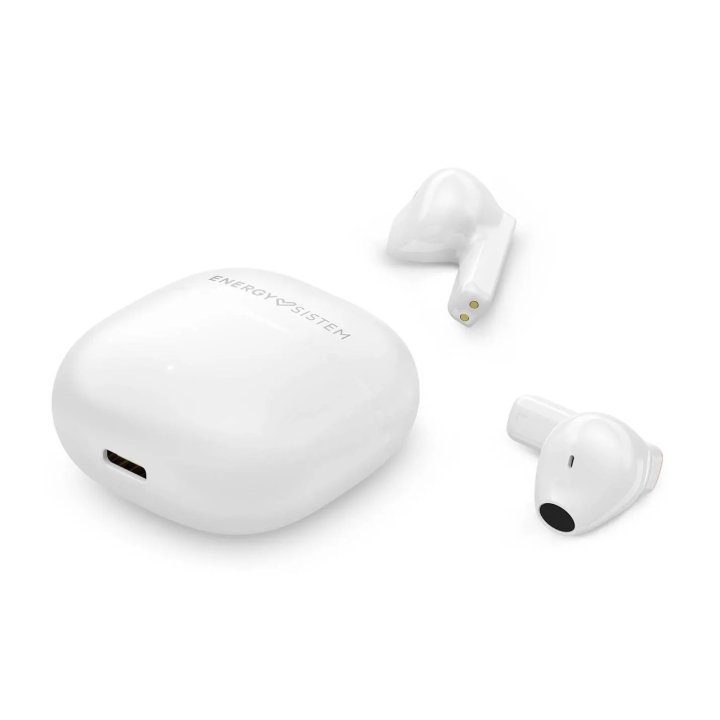 Auricular Intrauditivo Bluetooth Energy Sistem Streetmusic True Wireless Bt 5.4 20h Microfono Colorblanco