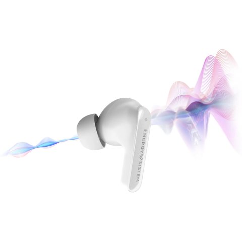 Auricular Intrauditivo Bluetooth Energy Sistem Serenity Anc True Wireless Bt 5.4 25h Microfono Colorblanco