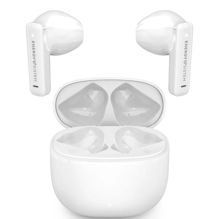 Auricular Intrauditivo Bluetooth Energy Sistem Streetmusic True Wireless Bt 5.4 20h Microfono Colorblanco
