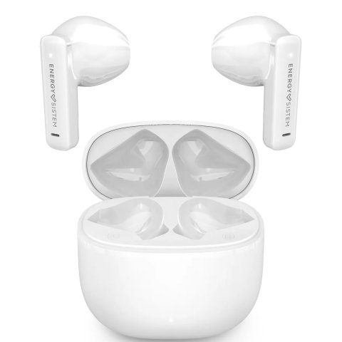 Auricular Intrauditivo Bluetooth Energy Sistem Streetmusic True Wireless Bt 5.4 20h Microfono Colorblanco
