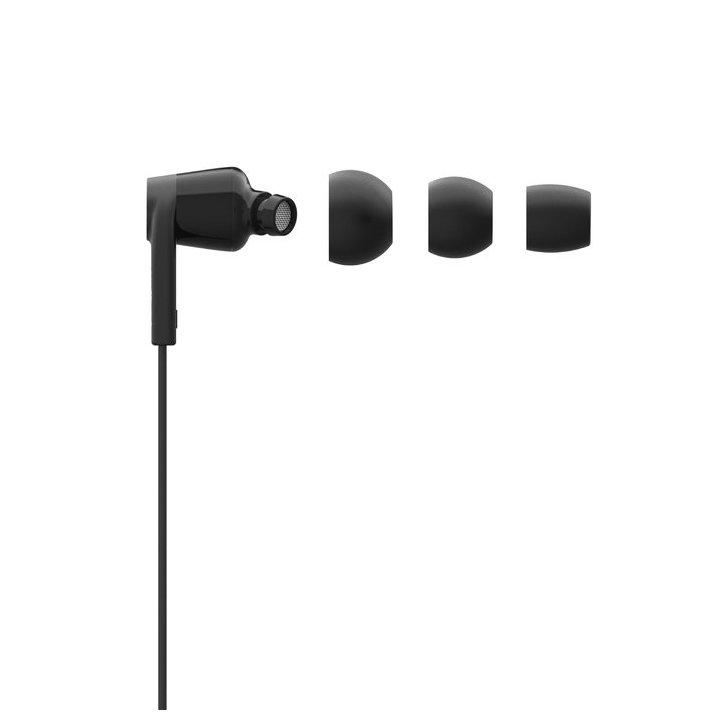 Headset Intrauditivo Usb-c Belkin G3h0002btblk Con Conector Usb-c Microfono Integrado Color Negro