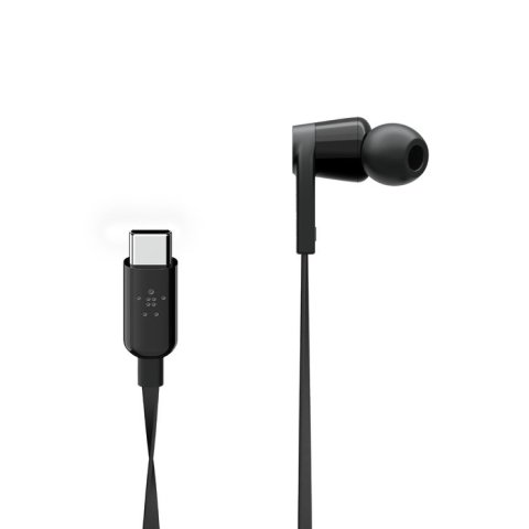 Headset Intrauditivo Usb-c Belkin G3h0002btblk Con Conector Usb-c Microfono Integrado Color Negro