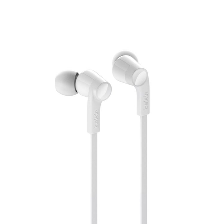 Headset Intrauditivo Usb-c Belkin G3h0002btwht Con Conector Usb-c Microfono Integrado Color Blanco