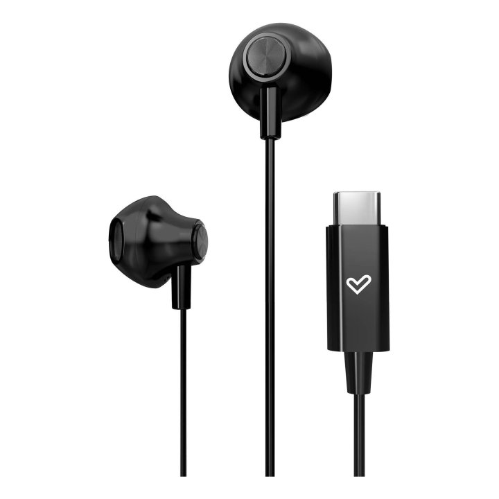 Auricular Intrauditivo Usb-c Energy Sistem Easypods Type C Control De Reproduccion Microfono Negro