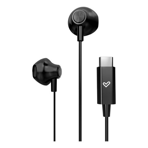 Auricular Intrauditivo Usb-c Energy Sistem Easypods Type C Control De Reproduccion Microfono Negro