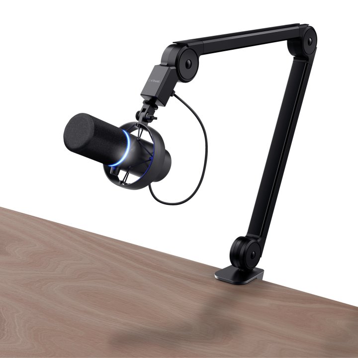 Microfono Trust Gaming Gxt 255+ Onyx Microfono Y Brazo Usb 180cm 24354