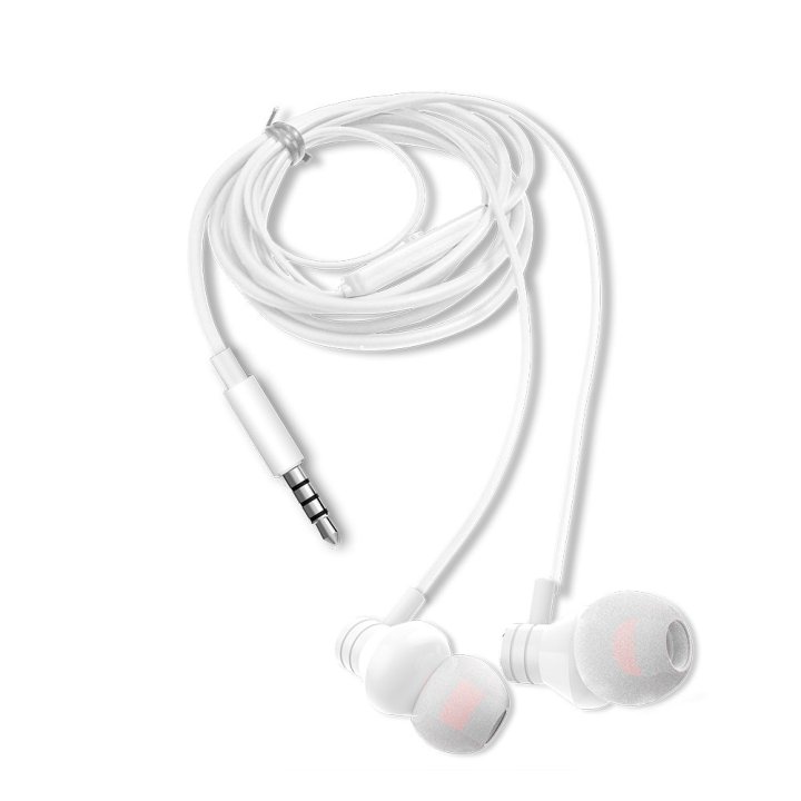 Auricular Intrauditivo Aiwa Estm-50wt White 3.5mm Driver Neodimio 10mm Dinamico Micro Controlador Remoto Cable 1.2m