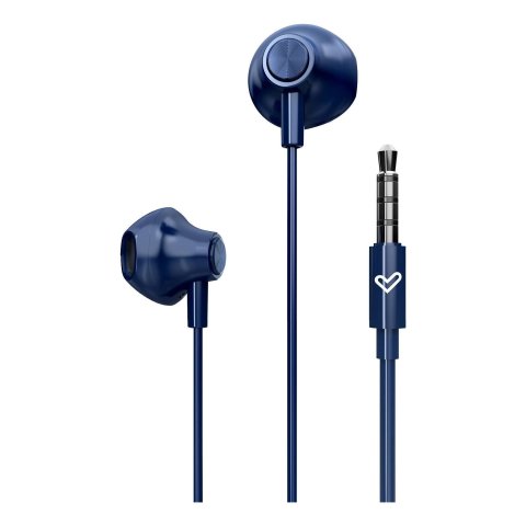 Auricular Intrauditivo Energy Sistem Easypods Jack 3.5 Microfono Integrado Color Azul