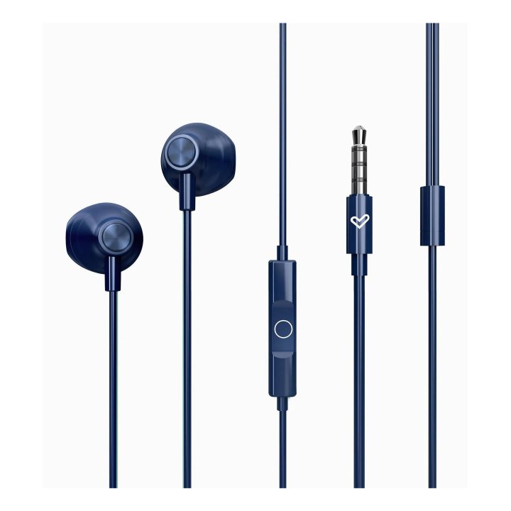Auricular Intrauditivo Energy Sistem Easypods Jack 3.5 Microfono Integrado Color Azul