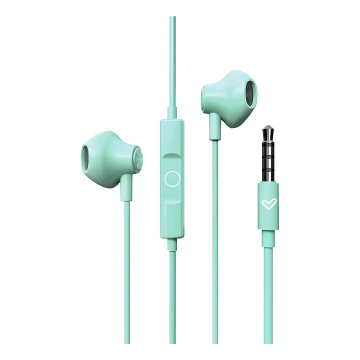 Auricular Intrauditivo Energy Sistem Easypods Jack 3.5 Microfono Integrado Color Turquesa