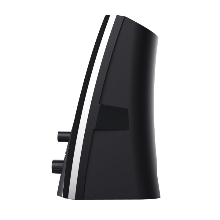 Altavoces 2.0 Trust 2.0 Basics 5w Rms 10w Max Autoalimentado Usb Conexion Frontal Auriculares Negro 24660