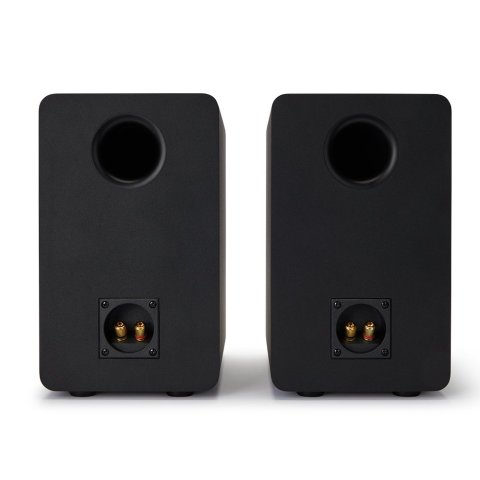 Altavoces 2.0 Hifi Pasivos Aiwa Sp-a100 Color Negro 2x70w Rms Conectores Chapados En Oro