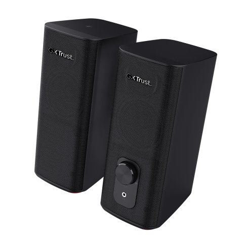 Altavoces 2.0 Bluetooth Trust Cetic 24970 18w Color Negro Bt Y Jack 3.5mm Control De Volumen Alimentado Por Usb