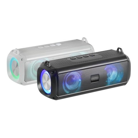 Altavoz Bluetooth Portable Mars Gaming Msb-xt Negro Aux microsd usb fm 20w Potencia Rgb Flow Bateria 2000ma