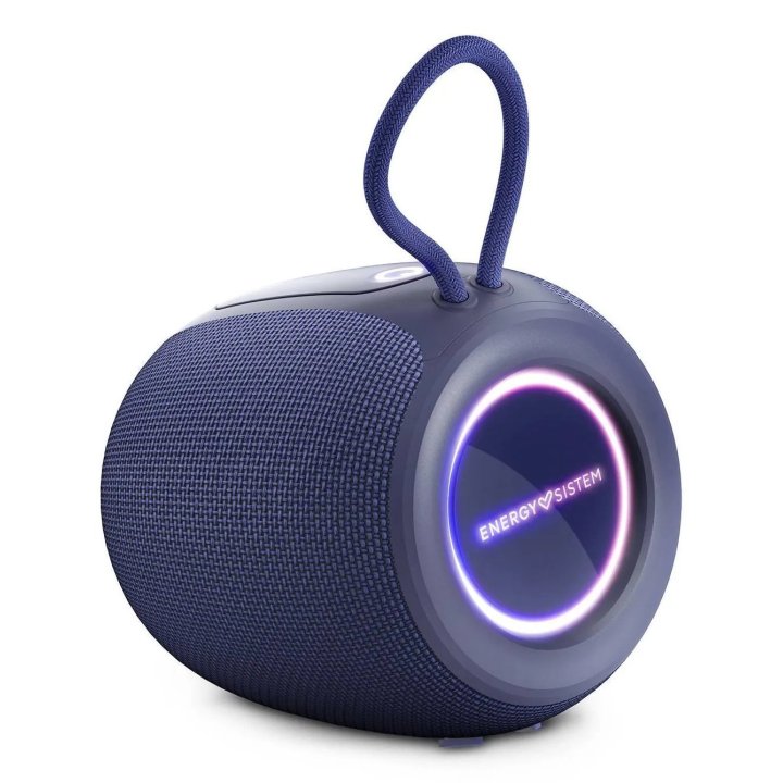 Altavoz Bluetooth Portable Energy Sistem Bloom Navy Bt 5.3 10w Iluminacion Rgb Ipx6 Microsd 18h