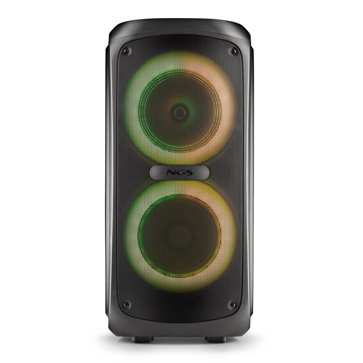 Altavoz Portátil Ngs Wild Temper De 200w Compatible Con Tecnología Bt Y Tws  Usb aux In. Batería.
