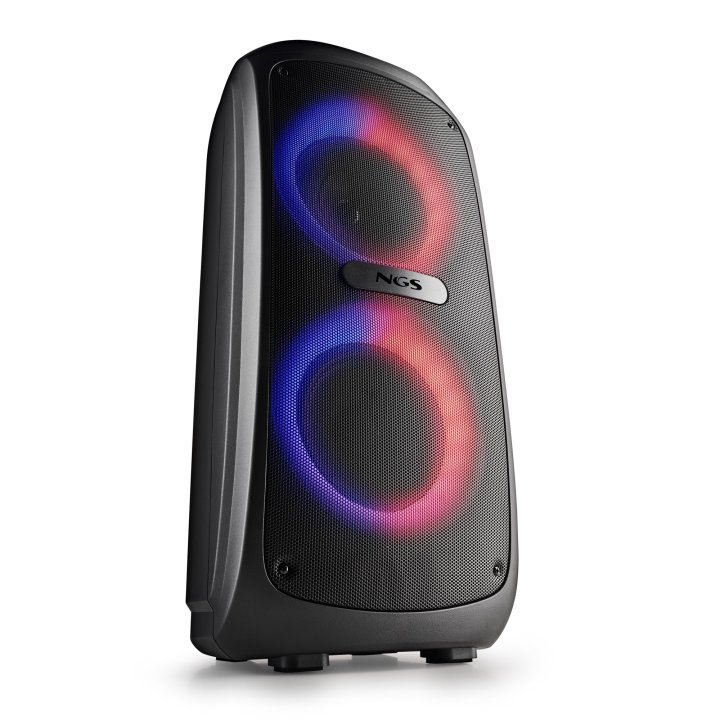 Altavoz Portátil Ngs Wild Temper De 200w Compatible Con Tecnología Bt Y Tws  Usb aux In. Batería.
