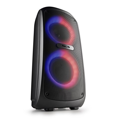 Altavoz Portátil Ngs Wild Temper De 200w Compatible Con Tecnología Bt Y Tws  Usb aux In. Batería.
