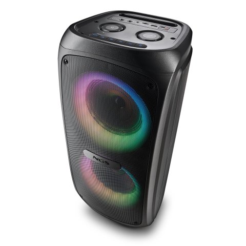 Altavoz Portátil Ngs Wild Temper De 200w Compatible Con Tecnología Bt Y Tws  Usb aux In. Batería.