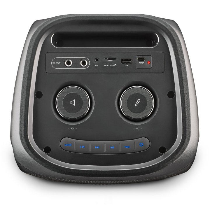 Altavoz Portátil Ngs Wild Temper De 200w Compatible Con Tecnología Bt Y Tws  Usb aux In. Batería.