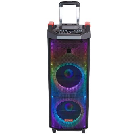 Altavoz Bluetooth Trolley Aiwa Kbtus-710mkii 5.0 True Wireless Stereo Led Rgb 700w Fm usb microsd aux Bateria 5-8h