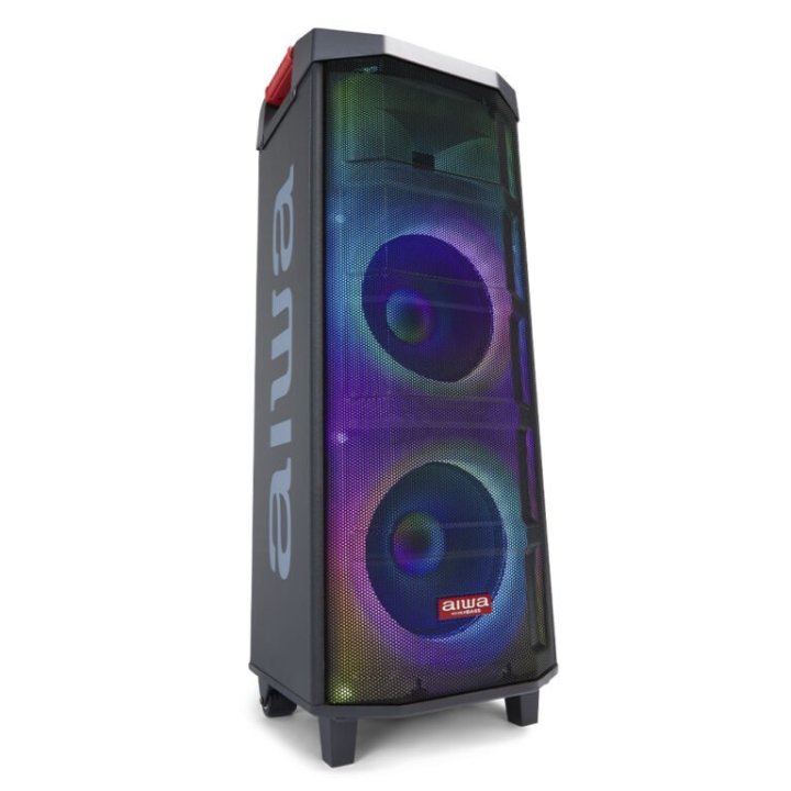 Altavoz Bluetooth Trolley Aiwa Kbtus-710mkii 5.0 True Wireless Stereo Led Rgb 700w Fm usb microsd aux Bateria 5-8h