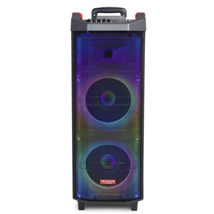 Altavoz Bluetooth Trolley Aiwa Kbtus-710mkii 5.0 True Wireless Stereo Led Rgb 700w Fm usb microsd aux Bateria 5-8h
