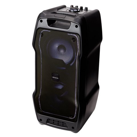 Altavoz Bluetooth Trolley Aiwa Kbtus-400 Bluetooth 5.0 Salida 50w Rms Bateria Radio Fm Microfonos Inalambrico Incluido