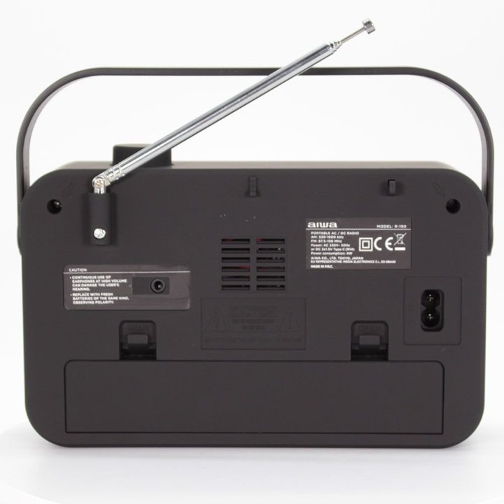 Radio Vintage Con Altavoz Aiwa R-190rd Am fm Altavoz 4" Y Jack 3.5mm Diseño Soft Touch Stylish Color Rojo